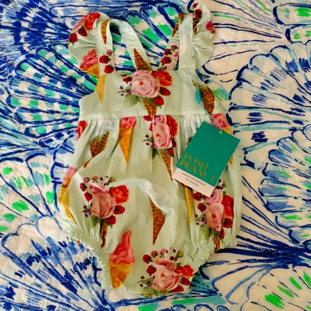 Posh peanut sophia bubble 3-6 month